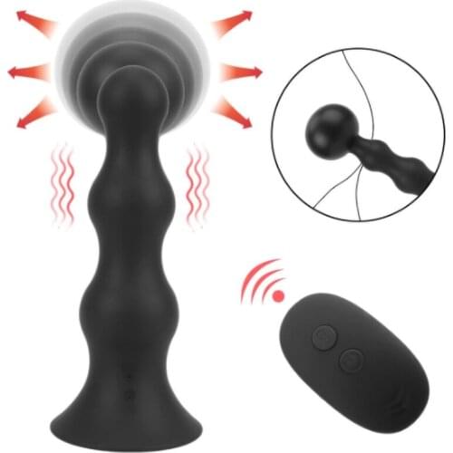Male Vibrator Inflatable Prostate Massager Plug Remote Vibrator Butt Plug Male Prostate Massager Men Wear Mens Prostate Massager