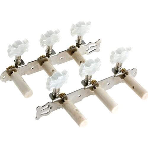 One pair Guitar Tuning Pegs Machine Tuners White Machine Head for Classic Guitar PXPF