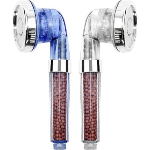 Negative Ion Shower Bathtub Pressurized Water Saving Large Handheld Spa Shower Head Shower Set