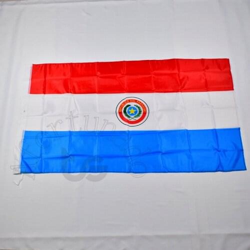 Paraguay 90*150cm Paraguayan flag Banner 3x5 Foot national flag for meet,Parade,party.Hanging,decoration