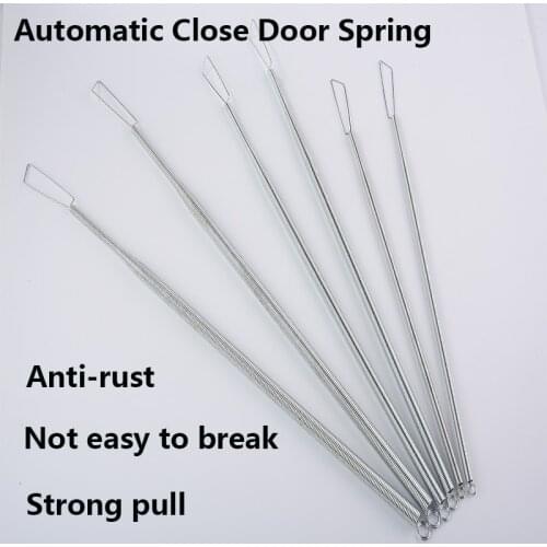 Automatic Close Door Spring 65Mn Tension Spring Sliding Door Spring 2Pcs