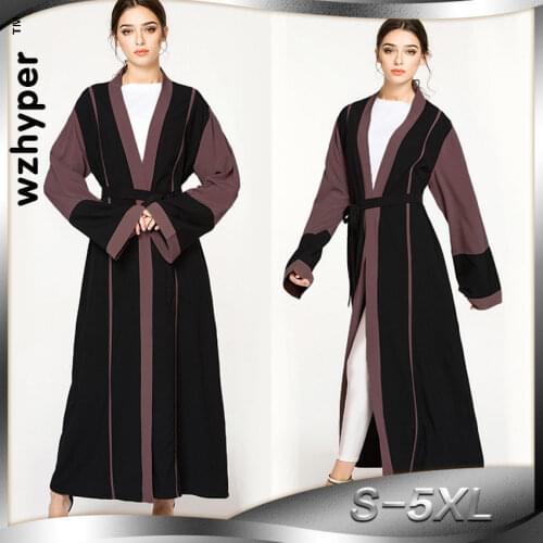 Ramadan Abayas For Women Muslim Hijab Dress Caftan Kimono Cardigan Abaya Kaftan Dubai Qatar UAE Oman Robe Femme Islamic Clothing