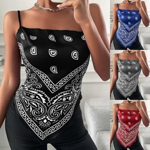 V Neck Satin Corset Top With Straps 2021 Summer Floral Print Clothes Blue Sleeveless Club Women Crop Tops Dropship