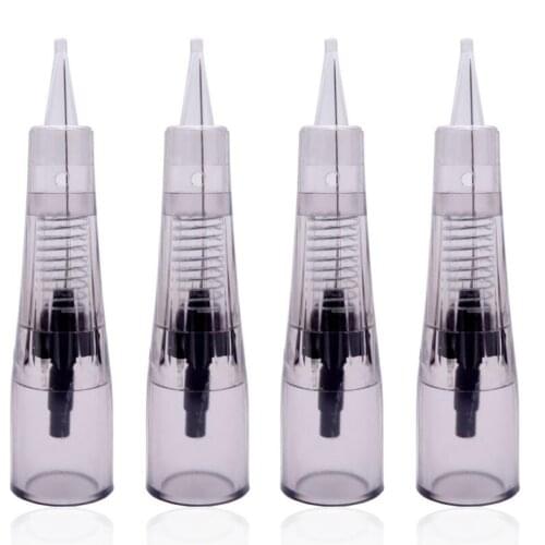 0.18/0.25/0.35mm round liner 1P micro cartridge tattoo needles for digital permanent makeup eyebrow machine