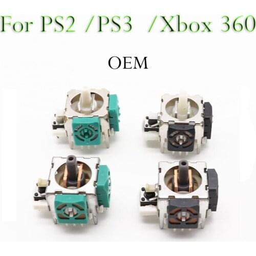 100PCS For Sony PS2 3D Analog Stick Sensor Joystick Handle Replacement For XBOX 360