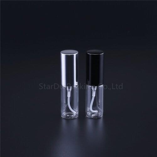 240pcs 5ml Refillable Mini Perfume Spray Bottle Aluminum Spray Atomizer Portable Travel Cosmetic Container Perfume Bottle