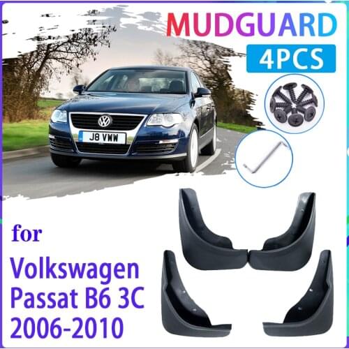 4 PCS Car Mud Flaps For VW Volkswagen Passat B6 3C 2006 ~2010 Mudguard Splash Guards Fender Mudflaps Auto Accessories