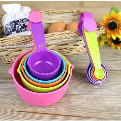 5Pcs/Set Kitchen Tools Food Grade Measuring Scoop Spoons Measuring Cups Spoon Cup Baking Utensil Set Kit Measuring Tools