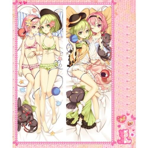 Anime Cartoon Touhou Project Bolster Hugging Peach Skin 2 Way Pillow Case Pillow Cover Pillowcase Gift 78078