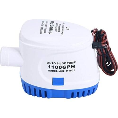 1100GPH Automatic Bilge Pump DC Submersible Pump Marine Pump DC Submersible Pump Household Motor Yacht Pump