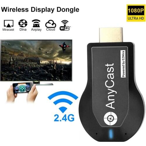 Wireless Display Receiver 1080P HD WiFi TV Dongle Audio Adapter Universal Smart TV Play Simultaneously for DLNA Miracast Screen