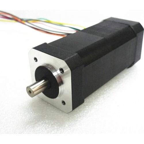 42BLS04 DC Brushless Motor 100W 0.25Nm 6.3A Length:100mm 24V 4000rpm 3-Phase 8-stage 42 BLDC Brushless Motor Hall control