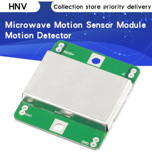 Microwave Doppler Radar Wireless Module Motion Sensor HB100, Microwave Motion Sensor, Motion Detector