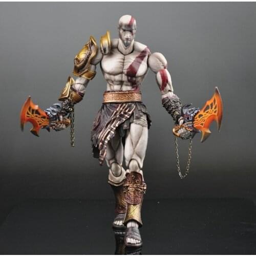 PLAY ARTS Warlords Kratos Game Character Action Figure Model Toys 23cm