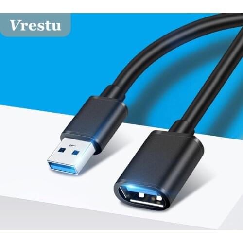 USB3.0 Extension Cable USB A 3.0 Male to Female Extension Data Sync Power Cable Extend Connector Kable for Laptop PC Gamer Mouse