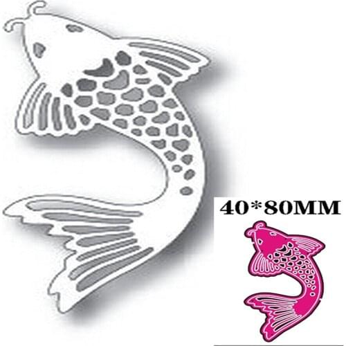 Koi 2021 Metal Cut Dies Stencils for Scrapbooking Stamp/Photo Album Decorative Embossing DIY Paper Cards