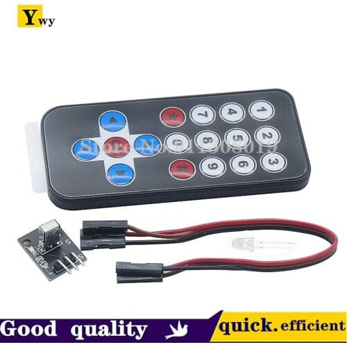1set Infrared IR Wireless Remote Control Module Kits DIY Kit HX1838 For Arduino Raspberry Pi