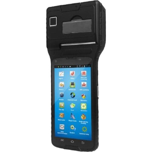 LS550S(UHF) 5Inch Touch Screen Industrial Android Tablet Smart Pos Printer Terminal with Built-in RFID UHF Reader, NFC,WIFI,4G