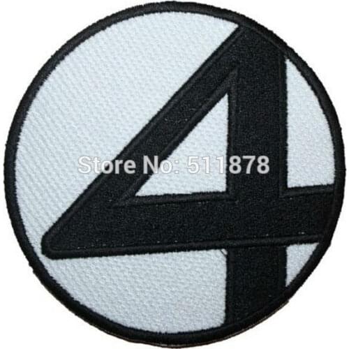 4" The Fantastic Four New Version Movie TV Series Costume Embroidered Emblem sew on iron on patch Baseball Cap Badge