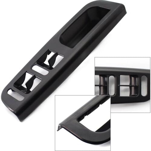 Car Interior Door Window Switch Bezel Cover Black ABS 3B1867171E for VW Passat Jetta/Bora Golf MK4 1999-2005 RHD Only