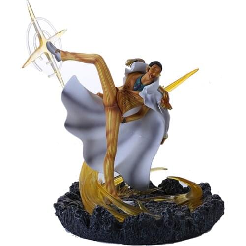 One Piece GK Action Figure Borsalino Battle Statue 2 Style Combat Ver. 30CM PVC Desktop Collection Decoration Model Toy Figma