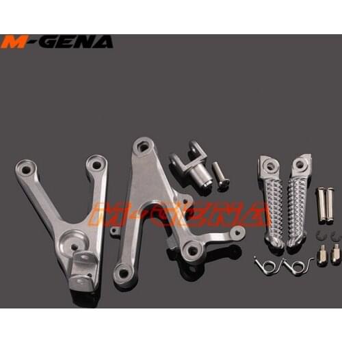 Front Footpegs Foot Pegs Footrest Pedals Bracket For YZF600 R6 YZFR6 YZF-R6 2003-2005 YZF R6S YZFR6S YZF-R6S 2006-2010