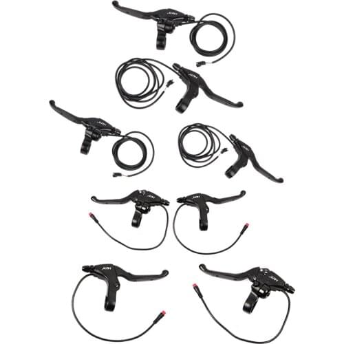 Bike Brake Handle,1 Pair Durable 2 Wires Left & Right E-Bike Bicycle Electric Brake Lever Parts