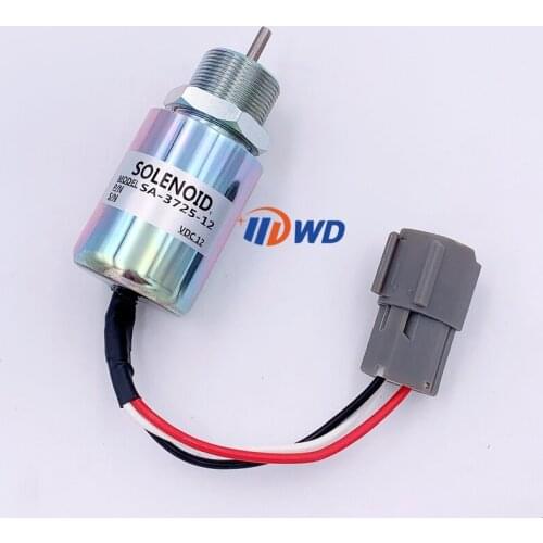 SA-3725-12 30A87-20400 30A87-20401 30A87-00040 12V Stop Solenoid for Mitsubishi S4L S3L L3E EC15 223D Volvo EC13 35