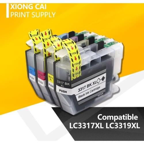 LC3317 LC3317XL compatible Ink Cartridge for Brother MFCJ5330,5730,6530,6730,6930 Printer