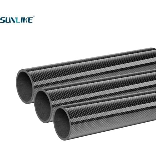 2 PCS Carbon Fiber Tube Pipe Length 500mm Diameter 38x35mm 38x36mm 40x36mm 40x37mm 40mm for RC Model Airplane Drone Accessories