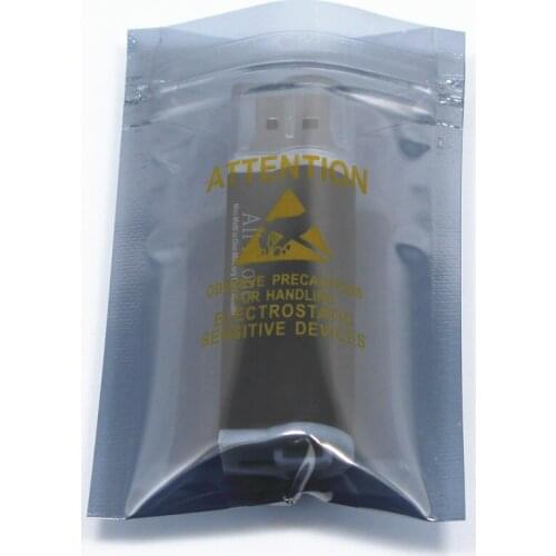 1500Pcs/lot Resealable Electronic Products Storage Zip Lock Packaging Bags Ziplock Anti-static Self Seal ESD Shielding Pack Bag