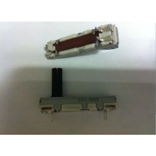 ALPS Alps 3.5 cm straight slide potentiometer shaft 15MM single joint 50KB midpoint volume fader