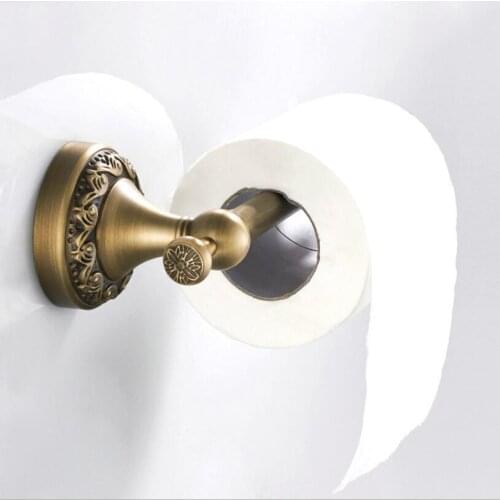 Antique Bronze wall mounted Bathroom Lavatory Toilet Paper Holder Tissue paper Holder bathroom accessories Paper roll holder