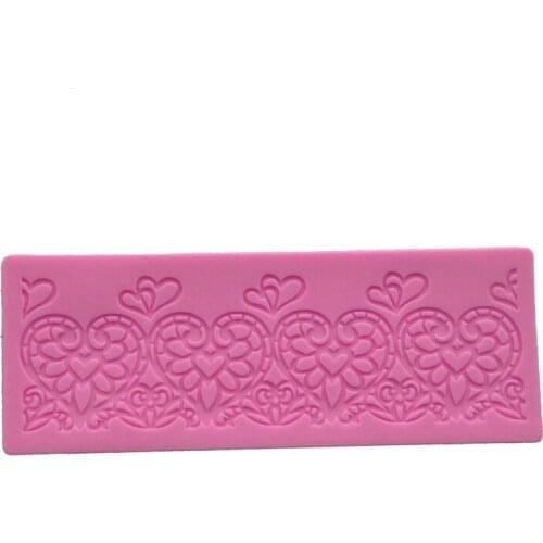 Free shipping new butterfly heart lace cooking tools silicone Fondant Paste Mold DIY Cake Decorating Polymer Resin Candy diy