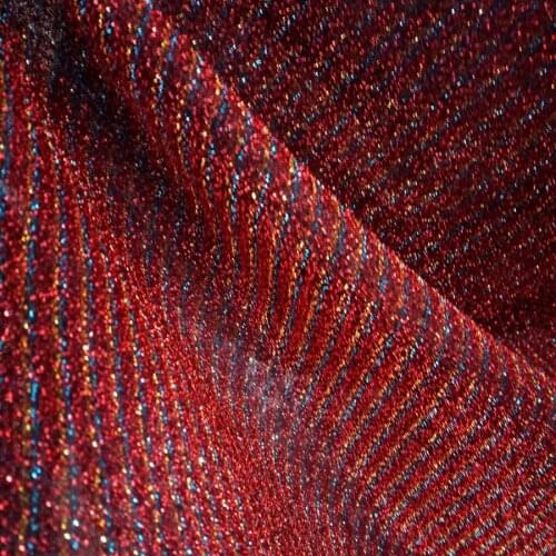 Sparkling fabric shiny stripes shimmer decoration fashionable material metallic