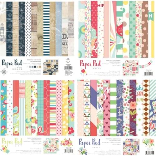 10 Inch Background Paper Paper Pad Junkjournal Hand Account Material Retro Decorative Paper Scrap Paper DIY Paper Cutting Kit