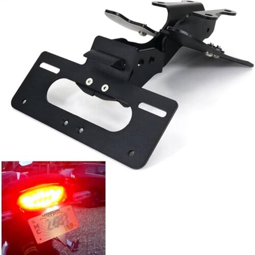 Fit For Triumph Speed Triple R / S Speed Triple RS 2018-2021 Motorcycle License Plate Holder Rear Tail Tidy Fender Eliminator