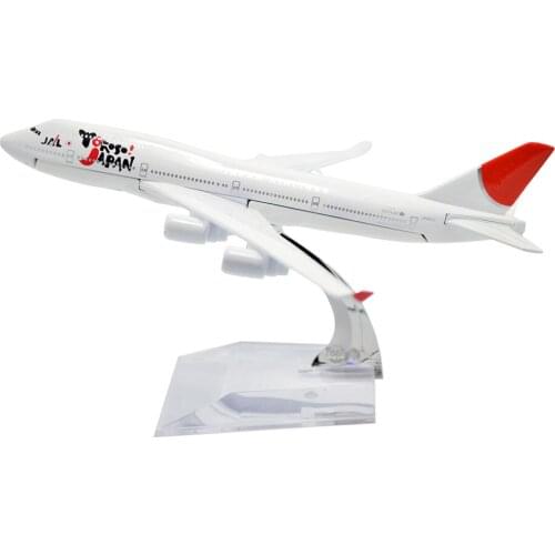 TANG DYNASTY(TM) 1:400 16cm Boeing 747-400 Japan Airline Metal Airplane Model Plane Toy Plane Model