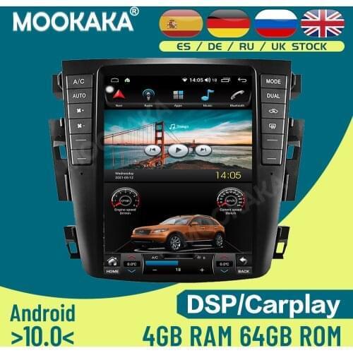 For Nissan Teana 03-07 Android 10.0 128G Car Multimedia Player GPS Navigation Auto Radio Stereo Head Unit Recorder Audio DSP