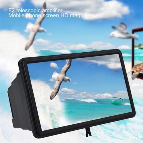 8.55inch 1.5X Smartphone Magnifier Optical 3D HD Mobile Phone Screen Amplifier Flexible Movie Video Desktop Stand Portable