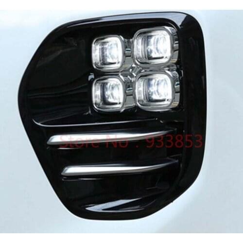 ABS chrome 4TH Generation Inner Front Fog Light Cover Trim For Kia Sportage 2016 2017 2018