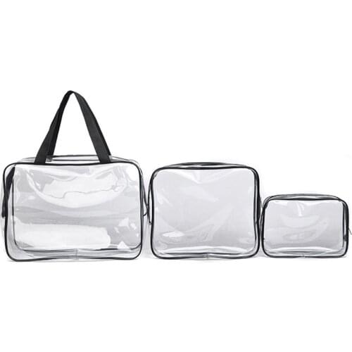 Transparent Toilet Bag Toiletries Bag Bathroom Supplies Portable Transparent Cosmetic Bag Womens Cosmetic Bag Travel Beach Bag