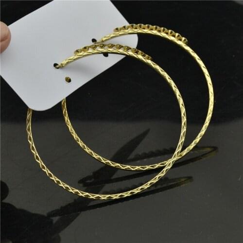 Hoop earrings for women Big circle Fashion Jewelry Wholesale Accessories Trend Wild Exaggerated personality style Ladies earings
