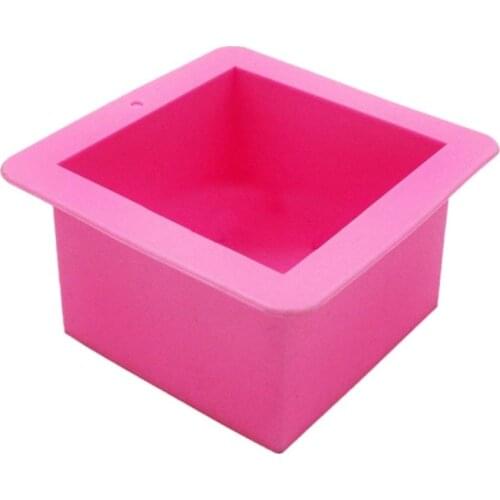 500ml Big Square Silicone Soap Mold Handmade Bread Silicone Mould Cake Decoration Tools Ice Cube Pudding Molds Soap Cake Moulds