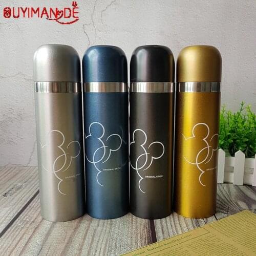 Thermos water bottle leakproof portable 500ml female vacuum flask vacuum flask stainless steel vacuum flask