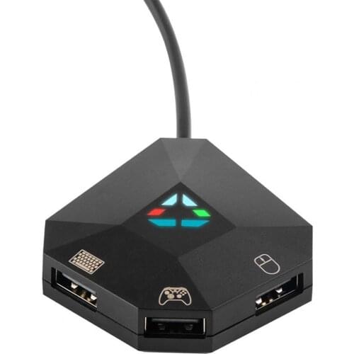 Wired Converter Quick Transmission Widely Compatible Plug Play Keyboard Mouse Sensitive USB Adapter for PS4/3 Game Console