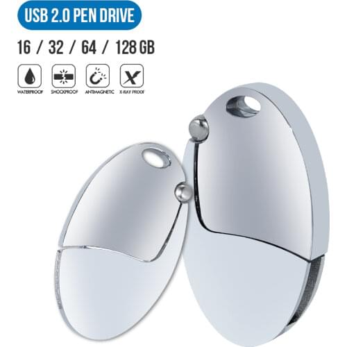 Real capacity 2.0 USB flash drive super micro pen drive 128GB 64GB 32GB 16GB 8GB 4GB metal waterproof pendrive USB memory stick