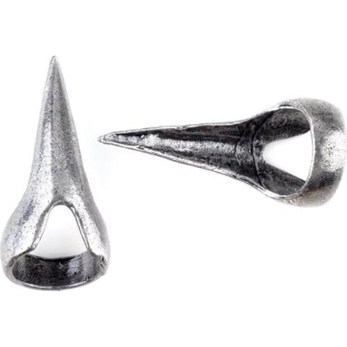 Vintage Punk Ring Rock Scroll Joint Armor Knuckle Metal Full Finger Claw Rings