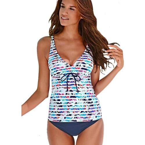 Push up Bikinis Set Sexy Plus Size Swimwear Tankini Swimsuit Vintage Two Piece 2021 Beach Sport Bathing Suit Female Monokini 3XL