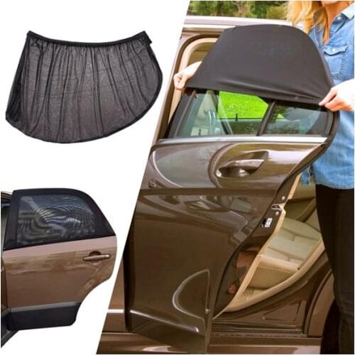 Car Side Window Sunshade Curtain Car Auto sun visor cover 2 pcs Sun UV protection shield
